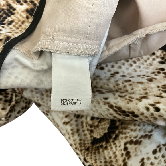 White House Black Market Snake Print Straight Leg Pants - Picture 4 of 8